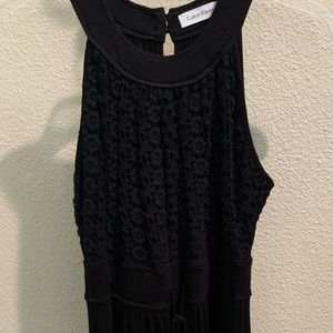 Calvin Klein sleeveless black dress